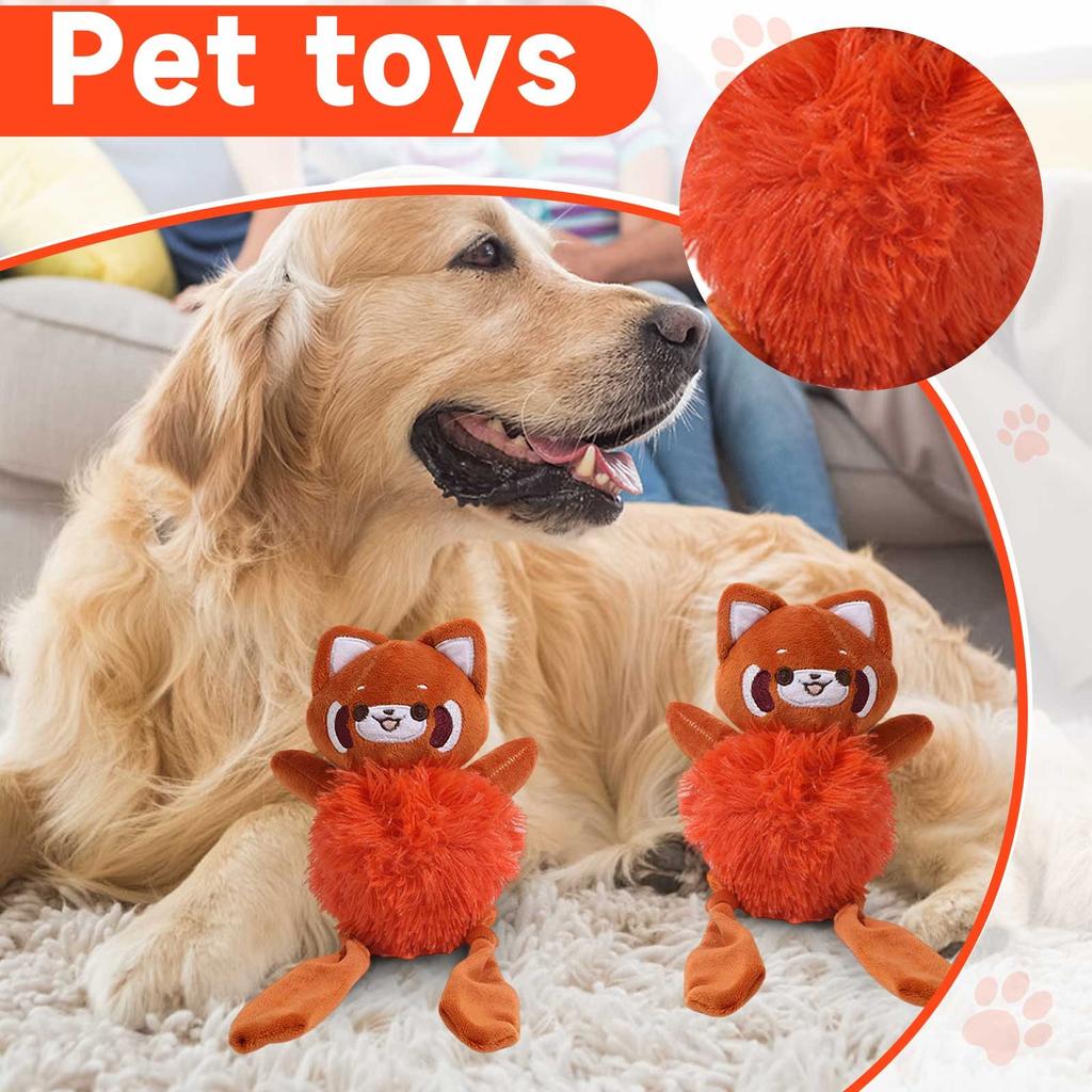Indestructible Dog Toys, Interactive Dogs Toy Chew Toy, Indestructible Squeaky Dog Toys, Soft Plush Animal Playthings For Playing Trainin