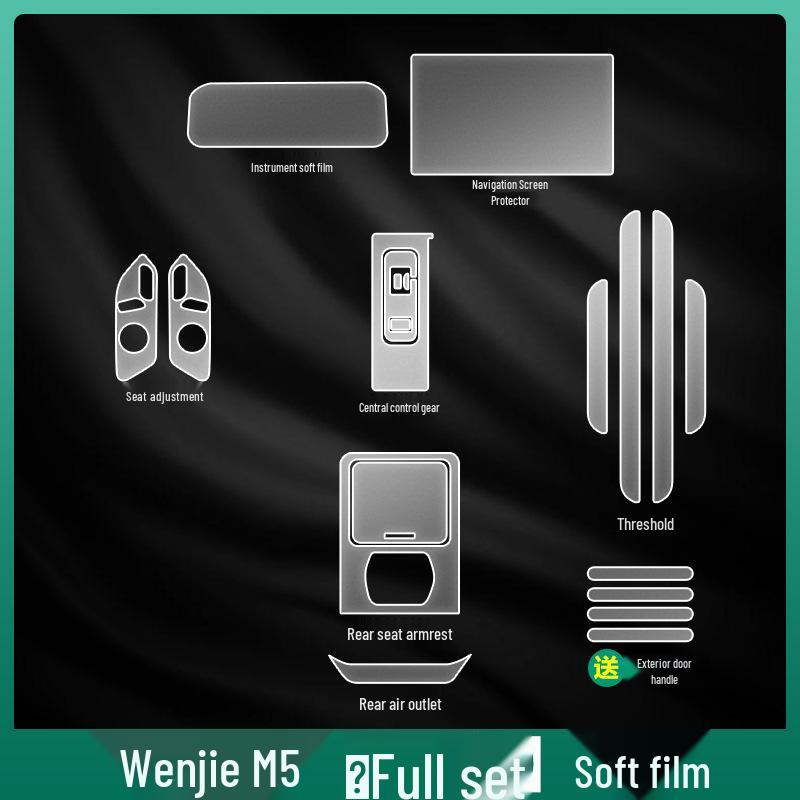 Tempered Glass Protective Film for Huawei AITO Wenjie M5/M7 Interior Dashboard and Navigation Screen