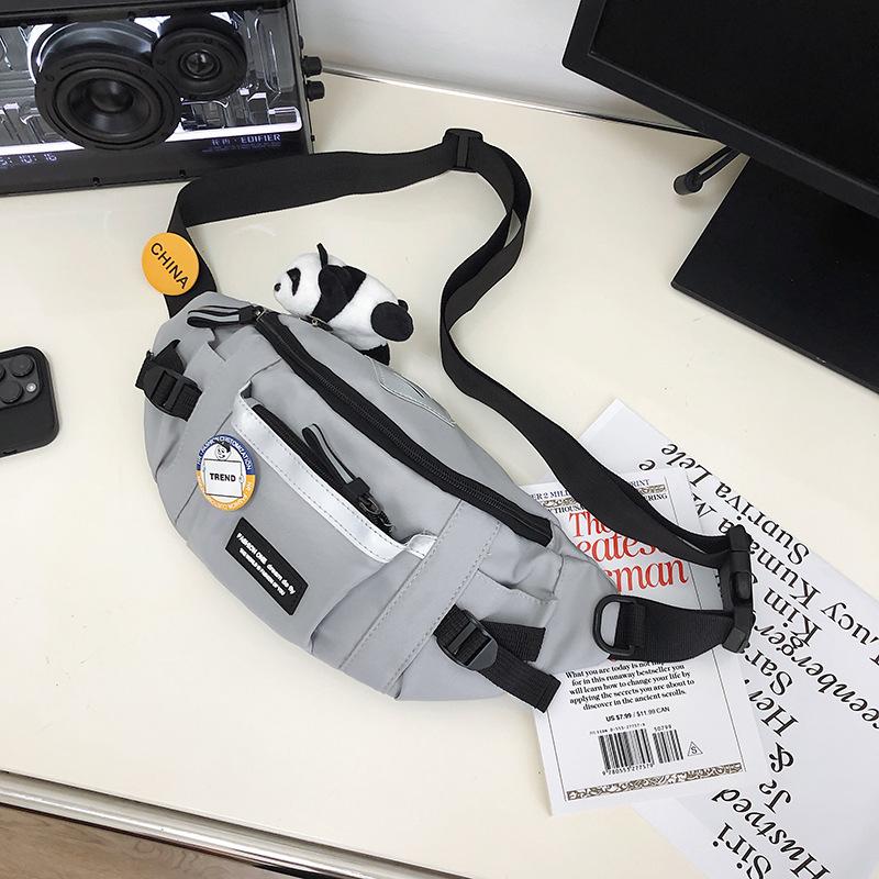 Unisex Chest Bag Simple Storage Bag Lightweight Travel Small Backpack Crossbody Bag Fashion Casual Single Should Bags