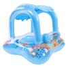 Baby Pool   Sunshade Swim   Infants Seat Boat Inflatable Toy with Awning Handle Small
