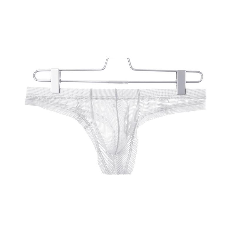 1Pc Polyester Fiber Sexy Solid Color G-string Briefs Thongs Panties Underwear Men