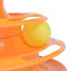 Three Levels Intelligence Toy for Cat Funny Cat Tower Puzzle Candy Color Grind Claws Amusement Ball Training Amusement Plate
