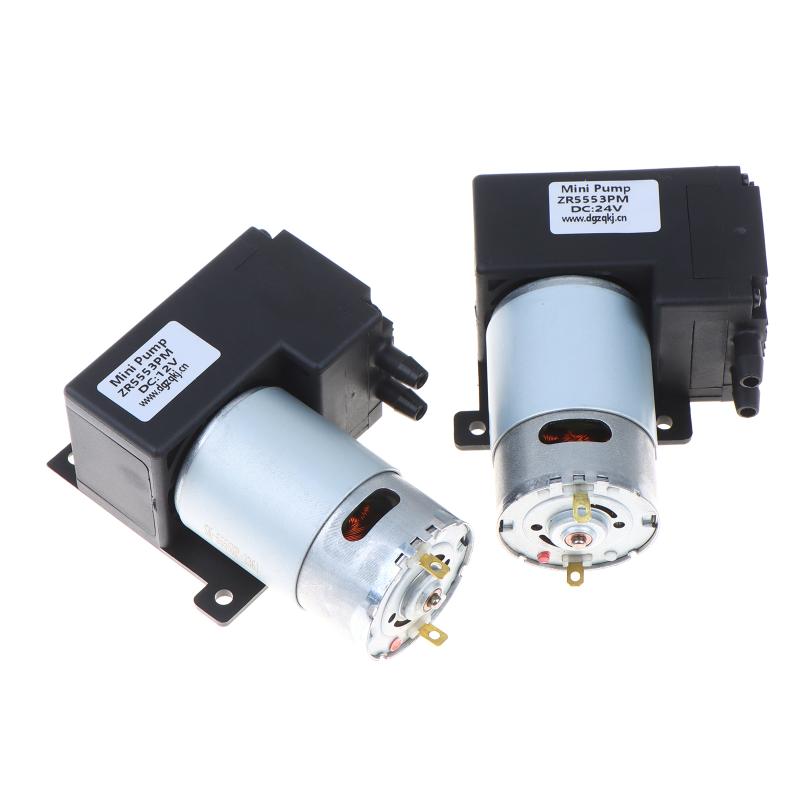 Dc12V 24V 10W Small Oilless Vacuum Pump Negative Pressure Suction Diaphragm Pump 12L/Min Pump Vacuum Pump Oilless Pump