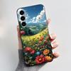 New Design Phone Case For ZTE Blade V80 Max/Nubia V80 Max Jelly Black Anti-scratch Soft Casing Colorful Rosy Cloud Pattern Shell