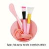 7pcs/Set DIY Face Mask Mixing Tools - Facial  Applicator Spatula Mask Bowl Spoons -Applying Masks And Skin Care Products