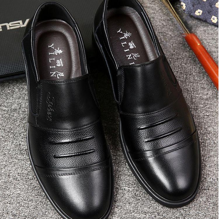 Men's Genuine Leather and Cowhide Casual Shoes, Business Leather Shoes