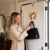 No Drilling Door Storage Hook Metal Hanging Organizer Hook Over The Door Hooks  Bathroom