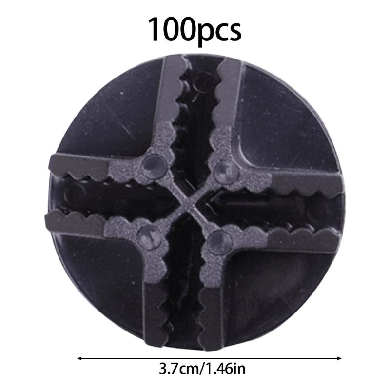 100Pcs Modular Wardrobes Plastic Connectors Functional Interlocked Clips For DIY Shelving Storage Organizers Cube