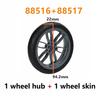 1Pcs Technical Tire & Wheel Hub Building Blocks Compatible with MOC Car Truck Parts
