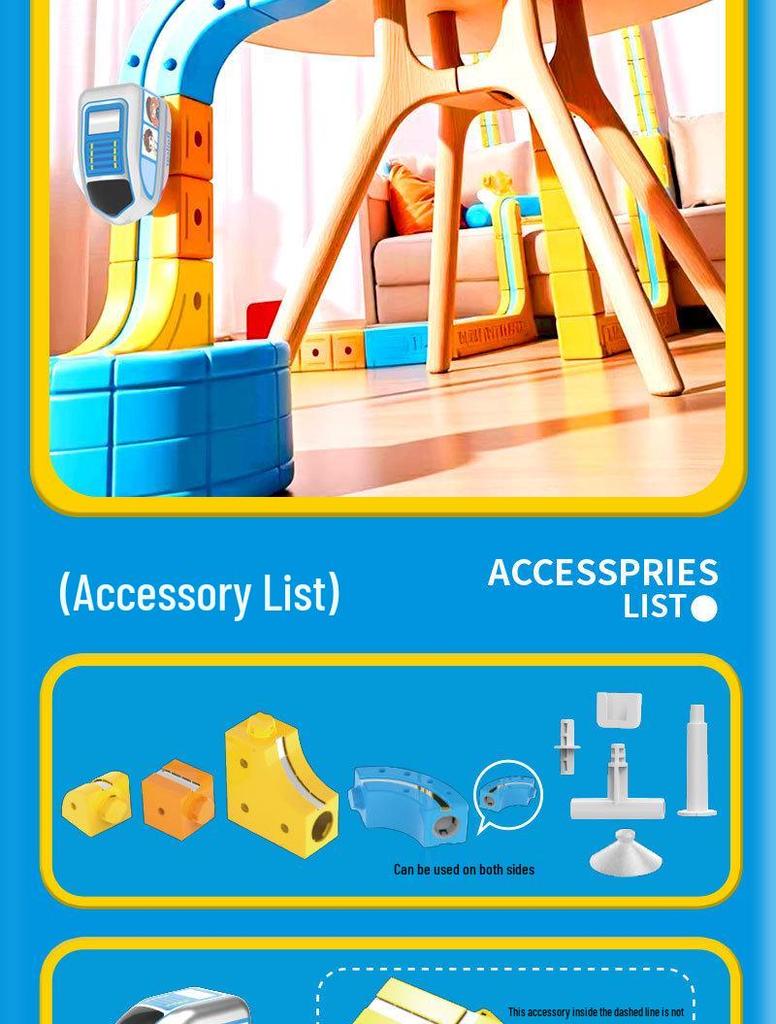 Magnetic Anti-Gravity Building Blocks: High-Speed Rail Track Toy for Kids