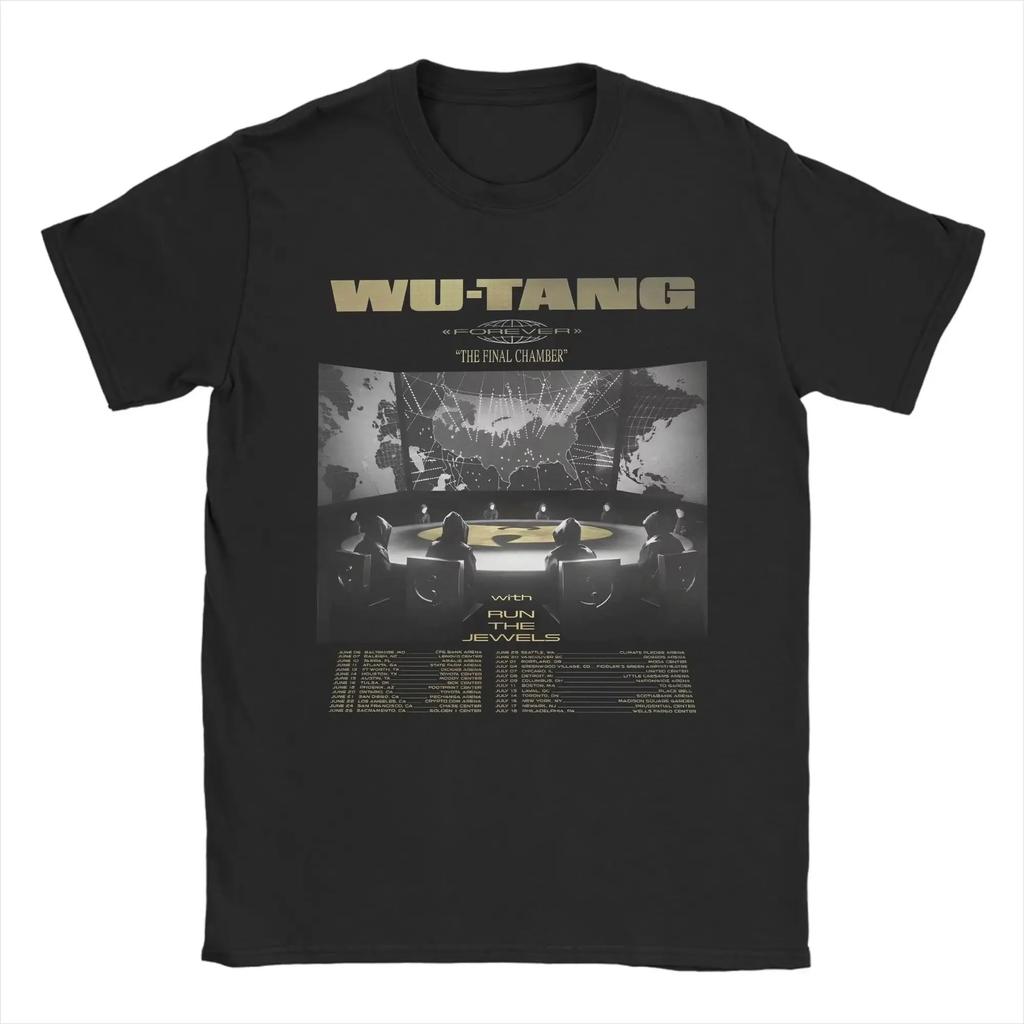 Rock Y2k Hip Hop Top Moda La Camera Finale Wu Clan Magliette Tour Infinito Abbigliamento Casual Largo Unisex
