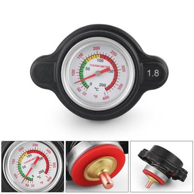 Radiator Cap 1.8 Radiator Car High-Pressure with Cover Automotive Temperature Gauge Modified Fuel