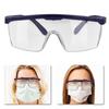 Anti Fog Windproof Anti Dust Full Sealing Goggles Transparent Lens Wearable Nearsighted Glasses(dark blue )
