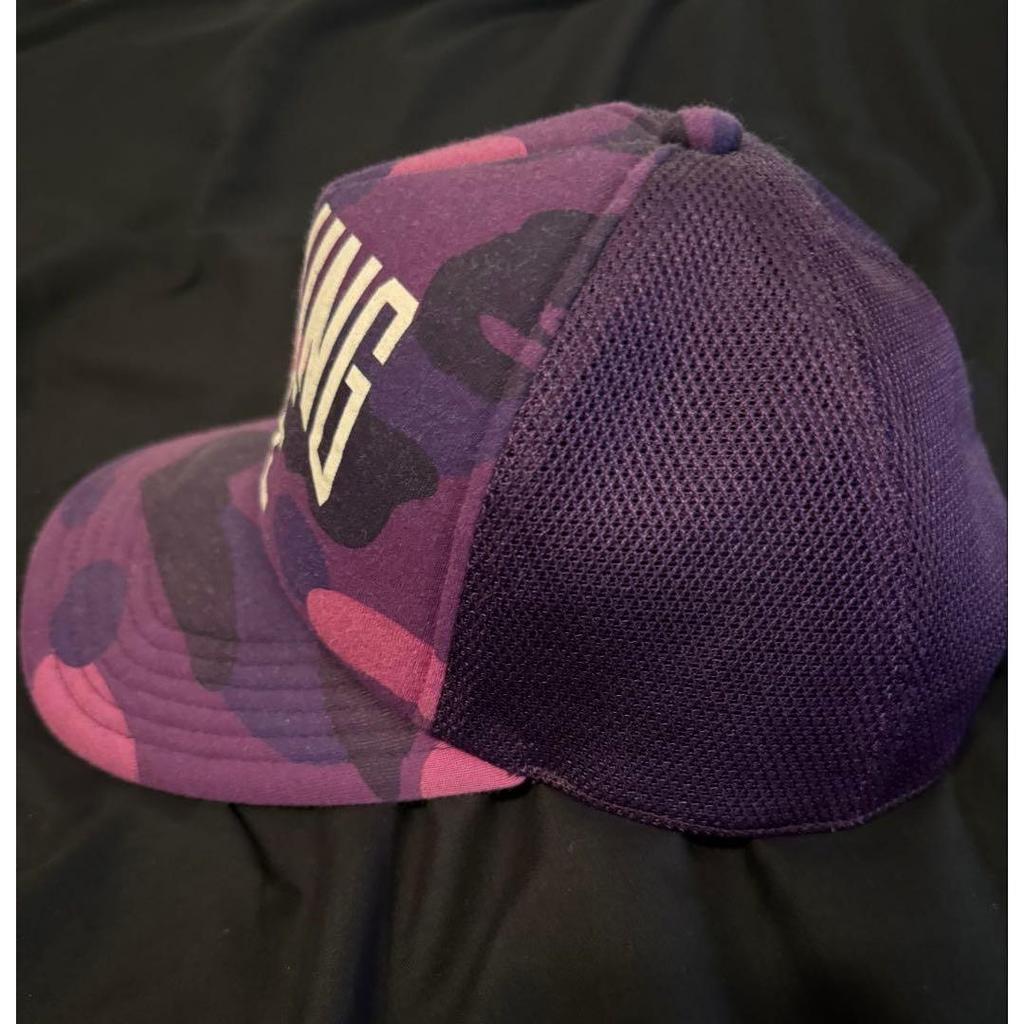Used BAPE Color Camo NYC Logo Mesh Cap