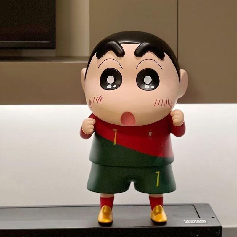1:1 Crayon Shin-chan Nohara Shinnosuke & Shiro Figure Ornament