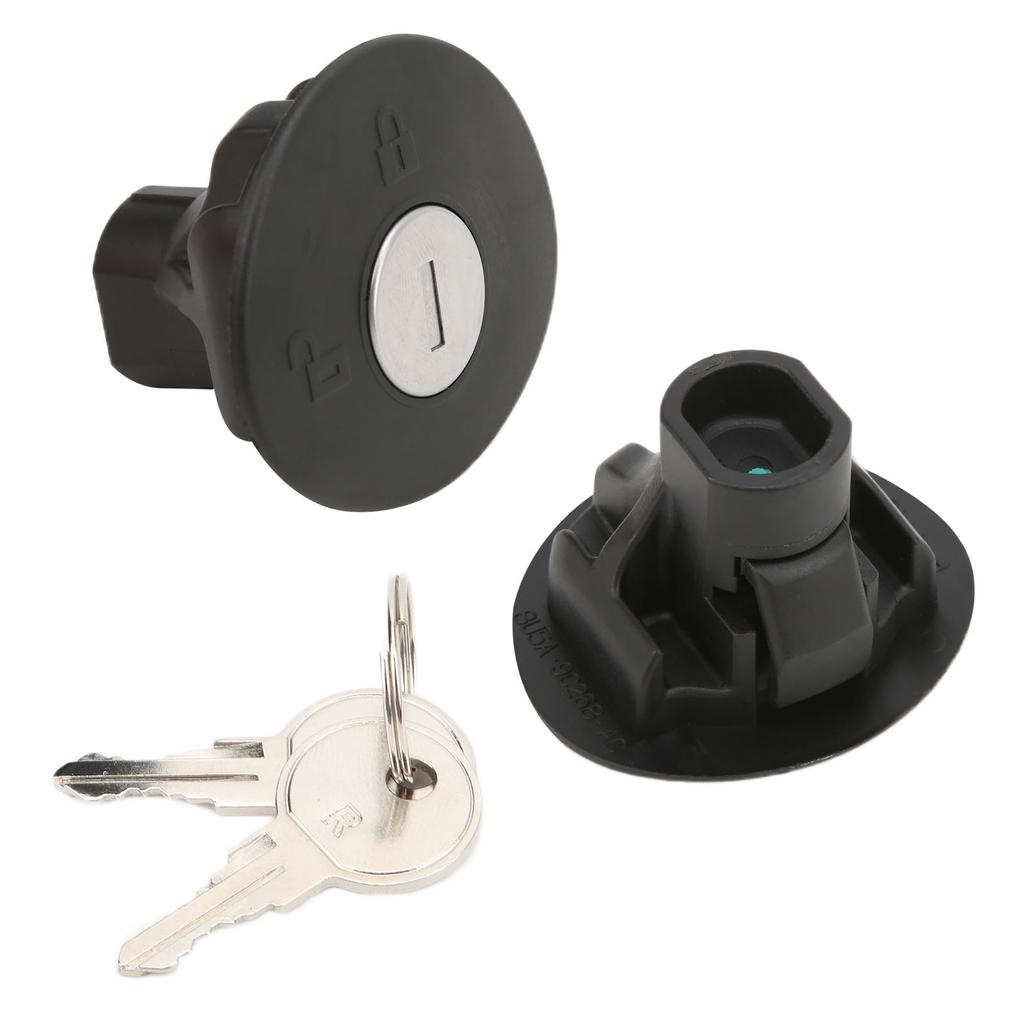 Locking Gas Tank Plug with 2‑Key 8U5Z‑9C268‑B Fuel Filler Cover Replacement for Ford Edge 2011‑2014