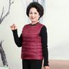 Lightweight Plus Size Down Vest for Middle-aged & Elderly Women