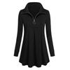 Fashoin Women's Long Sleeve Lapel Tunic Casual Pullover Sweatshirt Blouse Tops