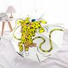 Marsupilami pattern, automatic folding umbrella, portable and foldable design, 8 ribs, a Christmas or birthday gift.
