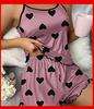 Women's European Style Bowknot Pajama Set - Long Sleeve Top & Elastic Long Pants, Printed, Casual, and Sexy for Indoors or Outdoors.