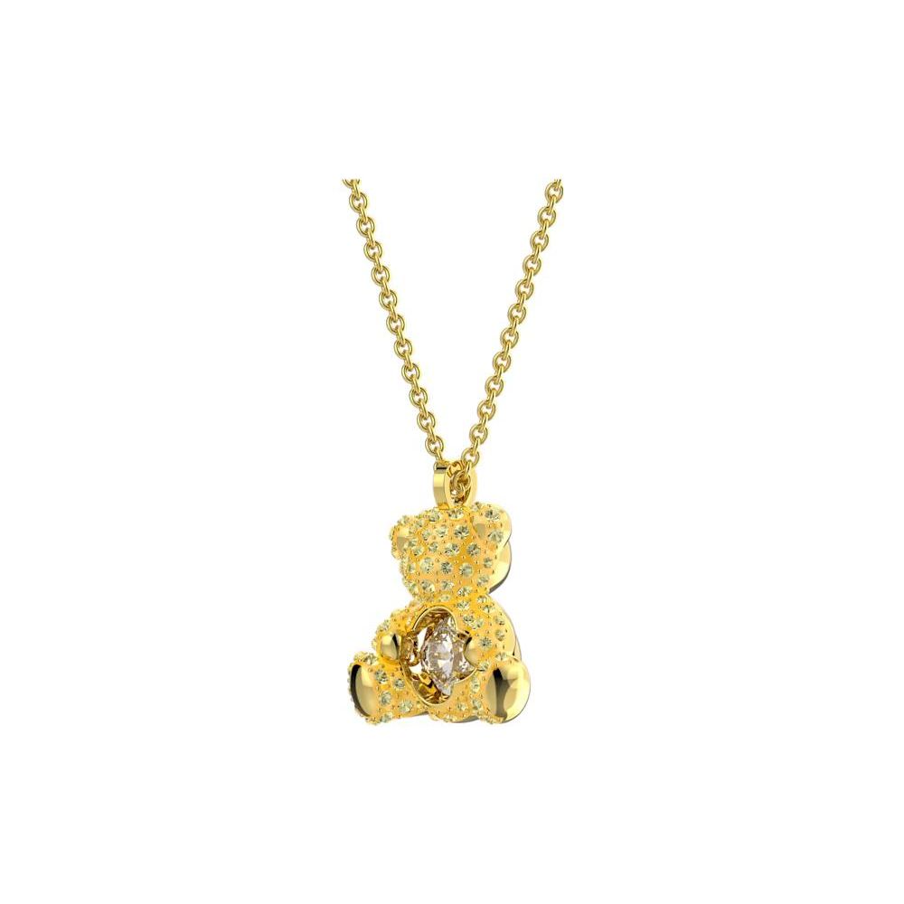 Swarovski Teddy Lucky Bear Earring Set Crystal Cubic Zirconia Necklace Women Jewelry 5643798