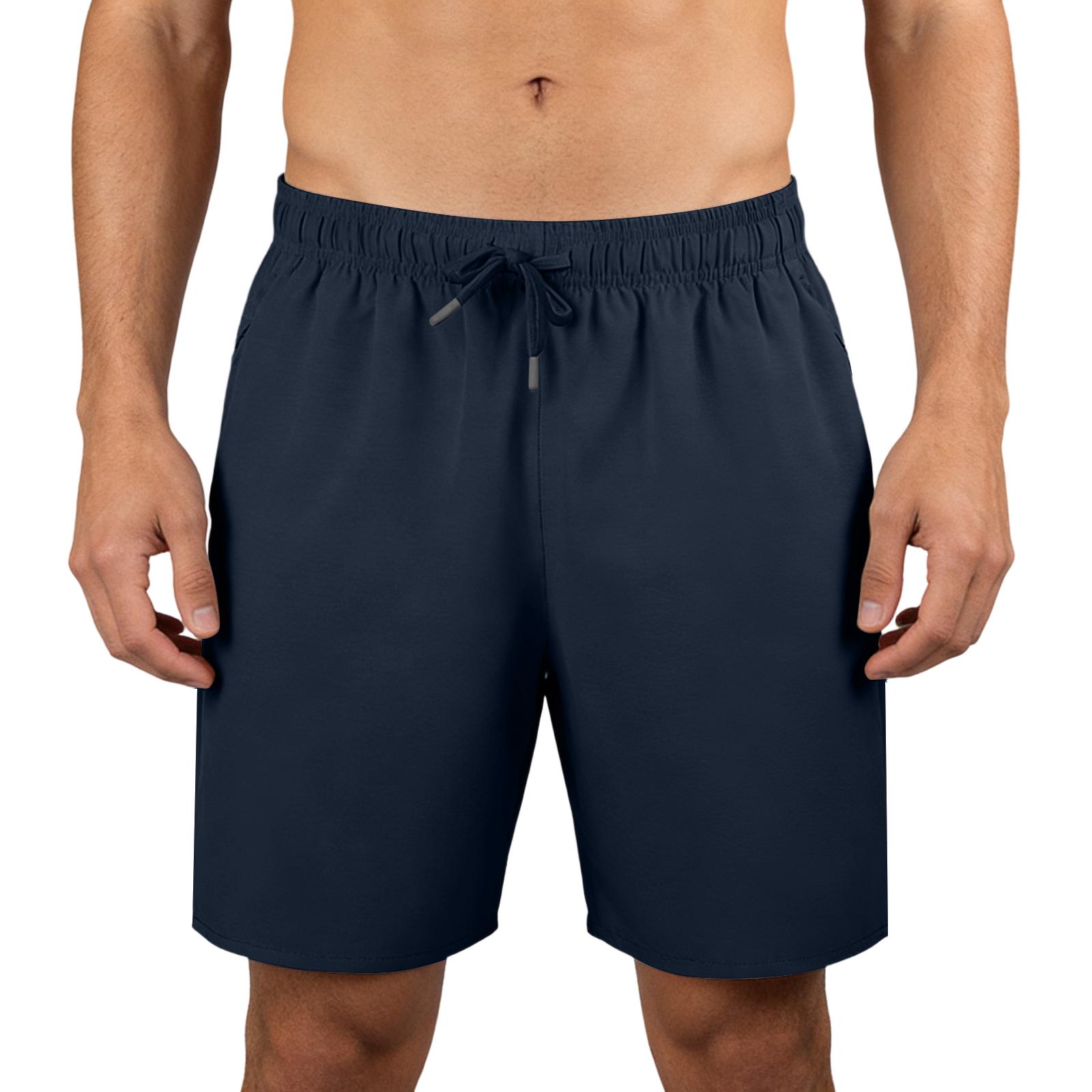 Мужские быстросохнущие спортивные штаны, свободные пляжные штаны XXL