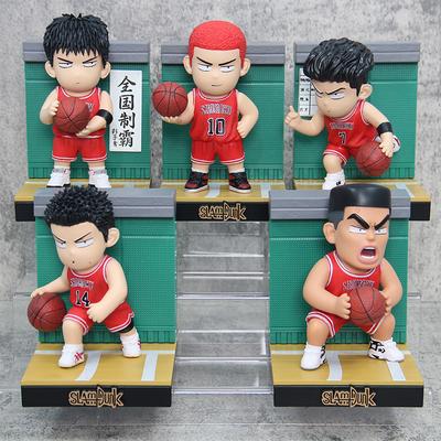 Gymnasium Slam Dunk Figure Q Version Xiangbei Five Tigers Cherry Wood Flower Path Liuchuan Maple Animation Blind Box Ornament Gift
