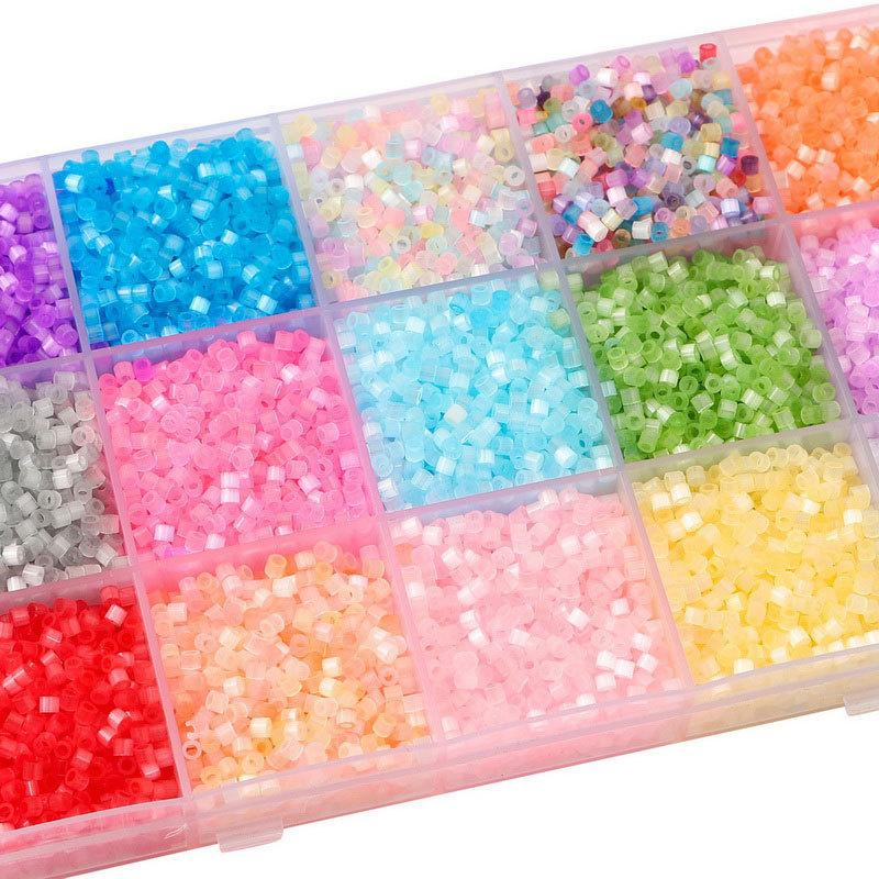 2.5mm Cat's Eye Silk Antique Glass Rice Beads Loose Beads Handmade Diy Beading Accessories Bracelet Necklace Beads for Jewelry Making