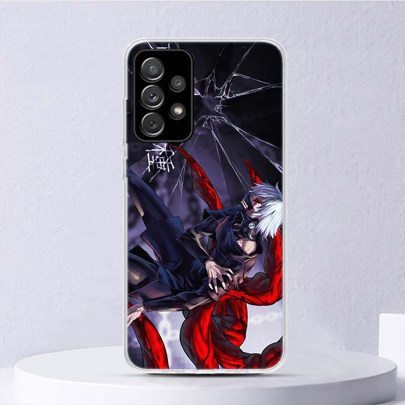 G-Ghoul Tokyo Kaneki Ken Soft Case For Samsung Galaxy A17 A16 A26 A36 A56 A15 A14 A13 A55 A54 A53 Phone Cover A25 A35 A24 A34 A2