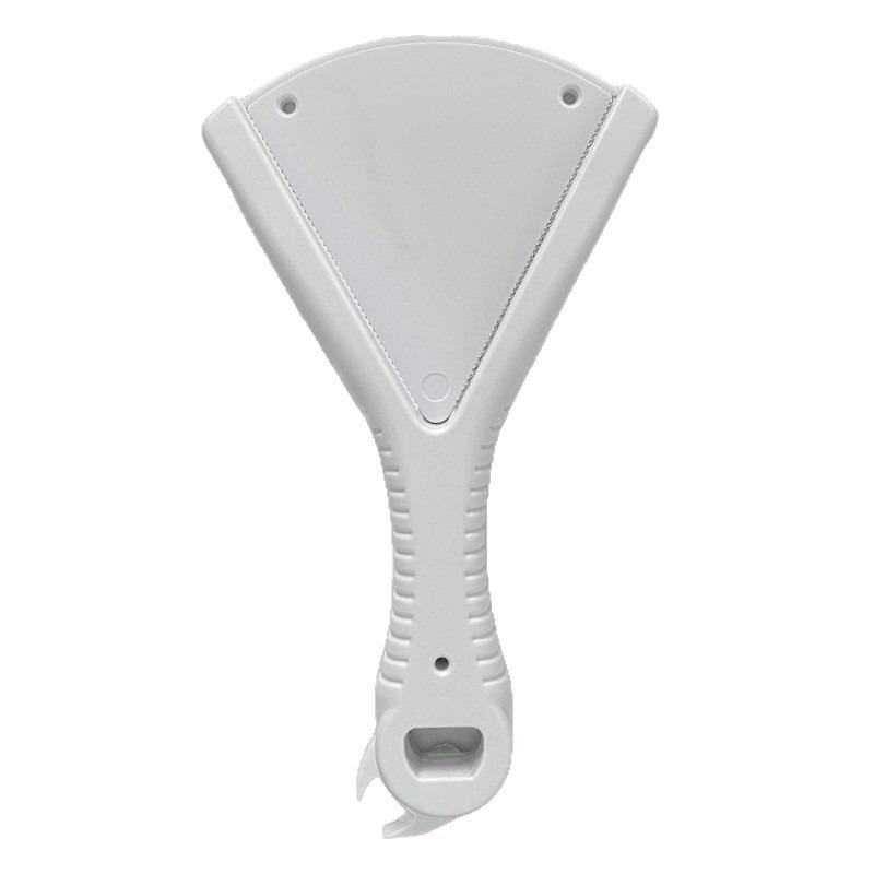 

New Product Jar Opener Saving Effort Can Opener with Handle Can Opener 2-in-1 Bottle Opener Creative Design Simple Shape білий