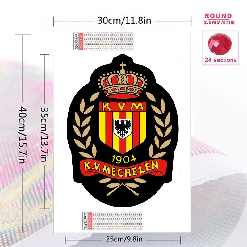 Mechelen Legacy 100% Round Full Drill 5D DIY Diamond Painting Embroidery Cross Stitch Rhinestone Décor