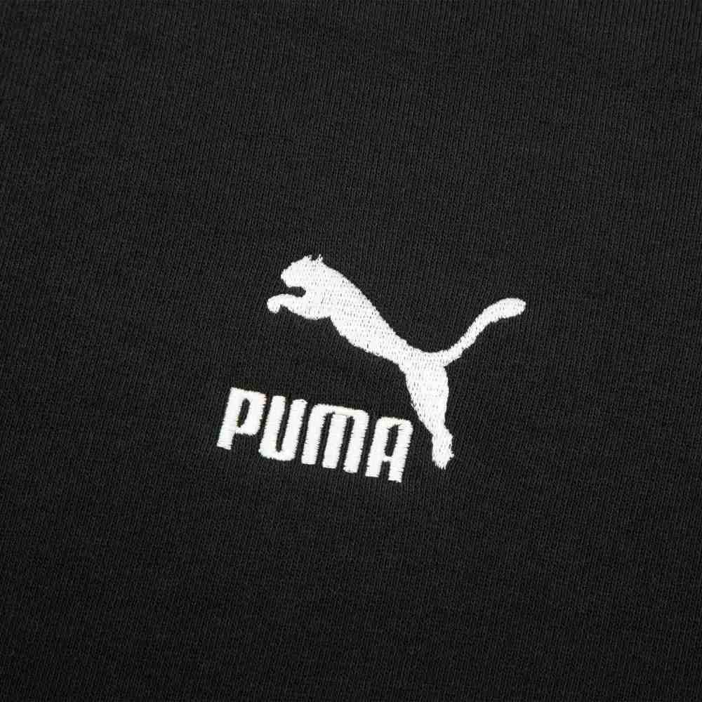 Puma Classics Ftp Crew Tr Back Letter Design Casual Round Neck Loose Long Sleeve Sweatshirt Unisex Sweatshirt Black 625829-01