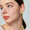 Lemon And Pearl Frontback Silver Earring Ie337 [Silver]
