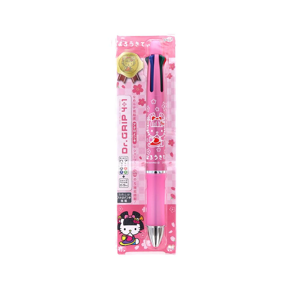 Stationery Sanrio Character Pen Grip Gift Pen Hello Kitty Japanese Pattern S4657977 Sun-Star Multi-Function Dr. 4+1