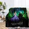 Wicked Theme Printed Blanket - Perfect for Couch, Bed, Travel & Outdoor Use | Machine Washable, Cozy & Durable.