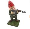 Dwarf Midget Ornament Gunner Ornament Design Home Gunner Toy Doll Shooting Dwarf
