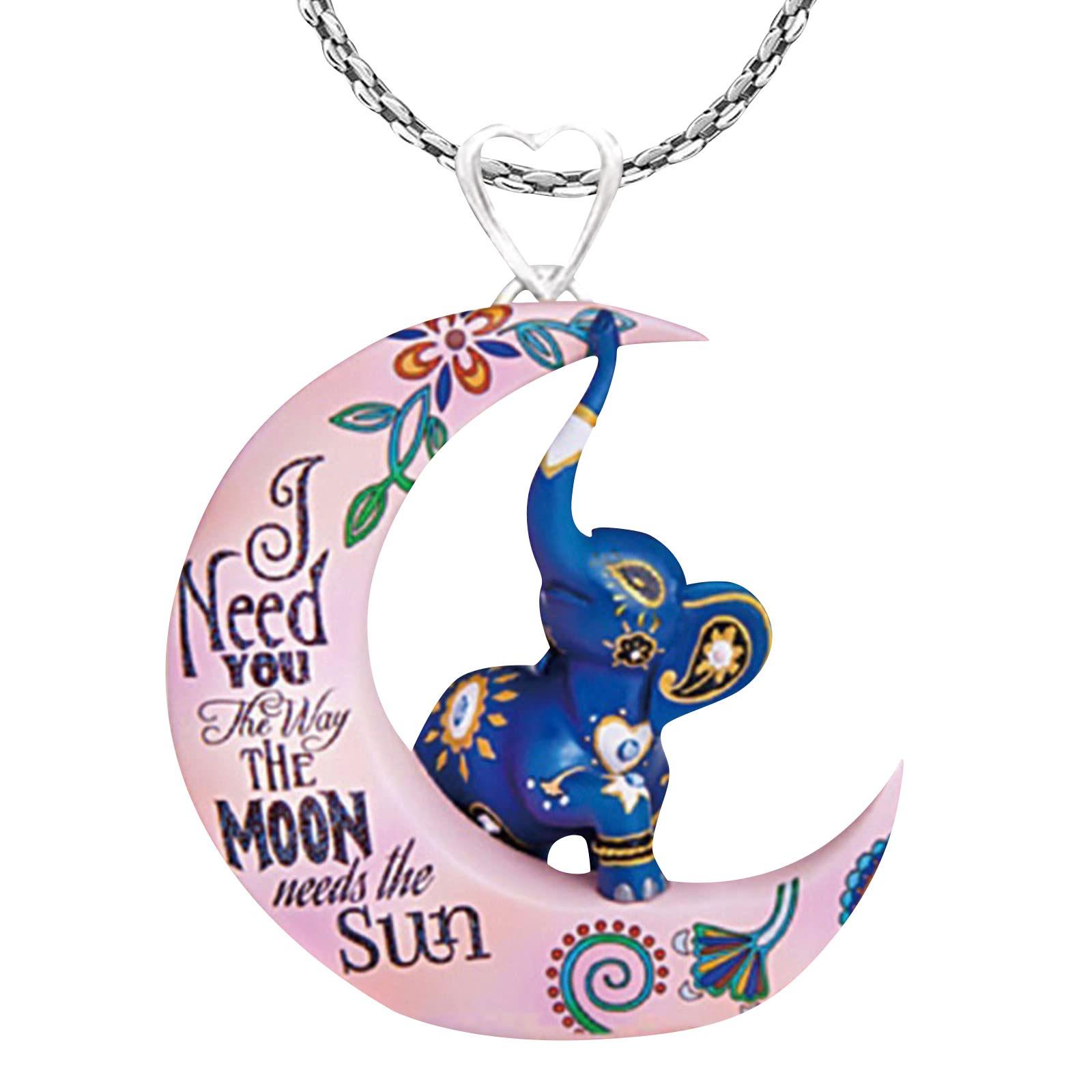 

Ожерелье со слоном для женщин, женское ювелирное кольцо в подарок