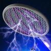 Foldable Bug Zapper Racket Rechargeable Electric Fly Swatter Safe Fly Killer and Mosquito Trap Lamp for Home Indoor Outdoor