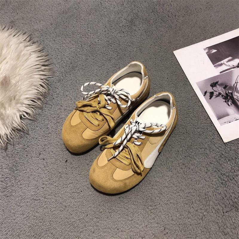 

Niche pink Forrest Gump training shoes women s 2025 new spring velvet versatile inner height increase casual sports board shoes 39 жёлтый