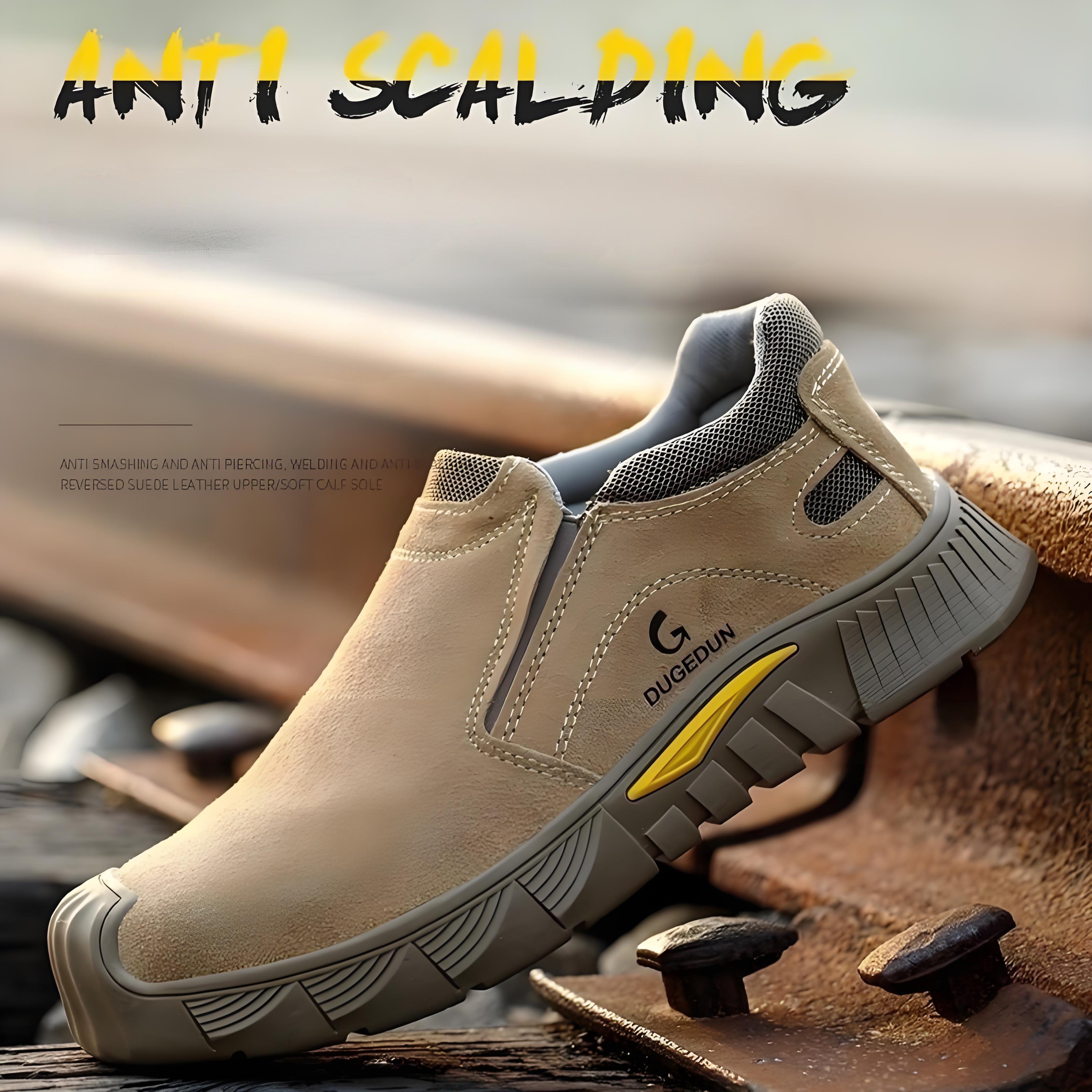 

NYWOOH Мужские изоляционные сварочные ботинки 6 кВ Удобные износостойкие противоударные защитные ботинки Защита от прокола Стальной подносок Рабочая обувь 45