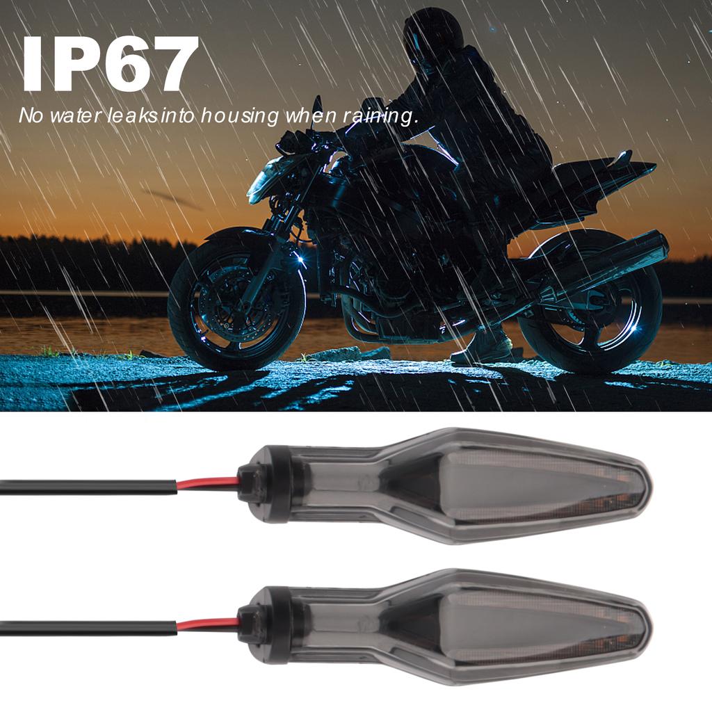 Motocyklowe przednie tylne kierunkowskazy LED, kierunkowskazy, światła do jazdy dziennej, światła hamowania