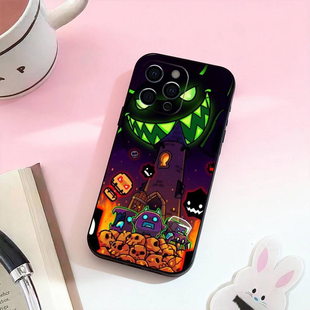 G-Geometry Dash Game Phone Case Silicone Soft For IPhone 17,16,15,14,13,12,11,XS,Plus Pro Max