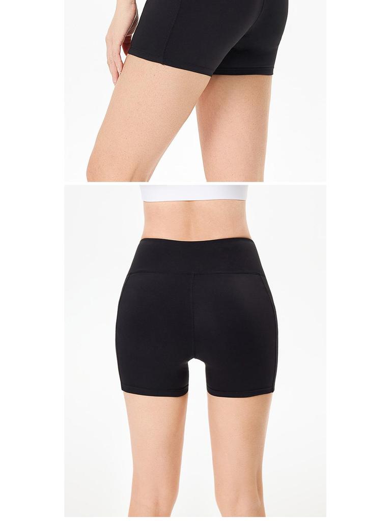 Cloud-Feel Women's High-Waisted Yoga Shorts: Three-Quarter Length, Butt-Lifting, Quick-Dry Fitness Pants for Running and Pilates.