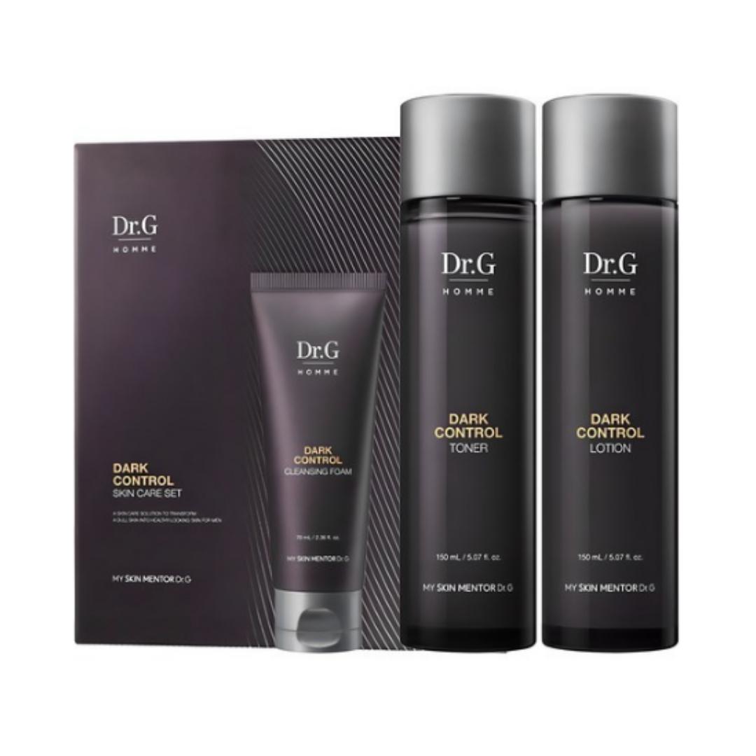 

Dr.G Homme Dark Control Set — Toner 150 ml + Lotion 150 ml + Cleansing Foam 70 ml (1 set)