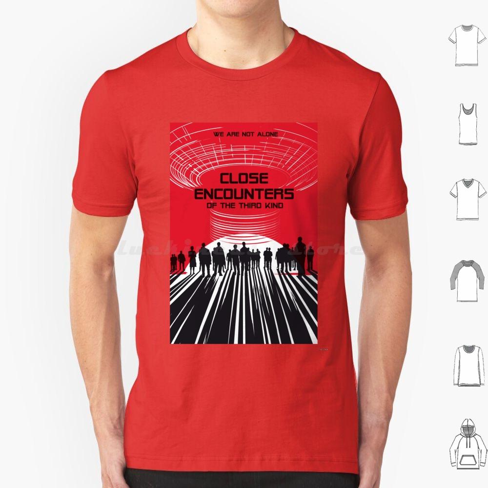 T Shirt 6xl Cotton Cool Tee Movie Cinema Cinephile Retro Scifi Ufo Minimalist I Want To Believe Universe Steven Spielberg