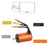 GoolRC Upgrade Wasserdichter 3660 3300KV Bürstenloser Motor mit 60A ESC Combo Set für 1/10 RC Car Truck
