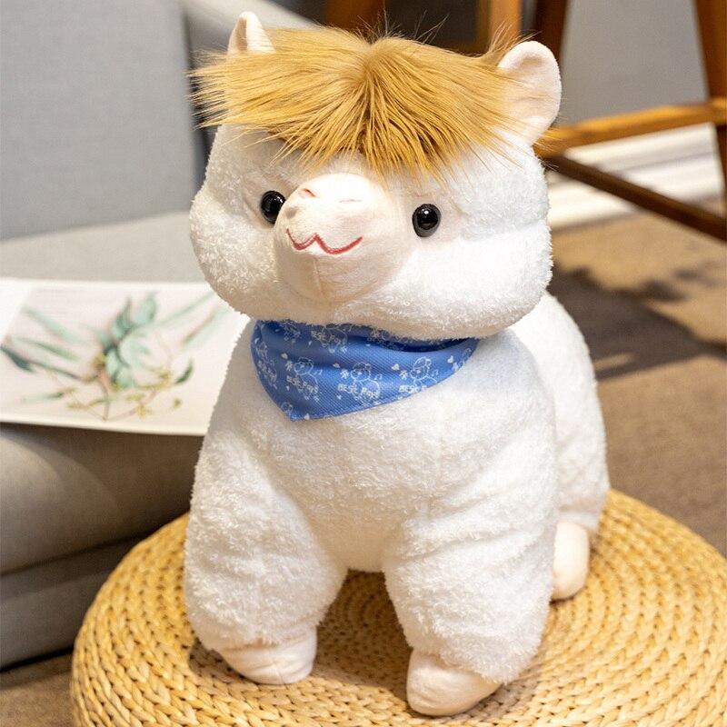 Kawaii Alpacasso Peluche Toys Interesting Variety Alpaca Dolls Stuffed Soft Animal Toy for Children Kids Birthday Xmas Gifts