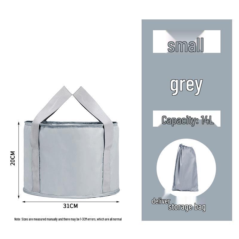 Winter Portable Multifunctional Foot Bath Bucket - Insulated & Foldable for Home or Dorm Use