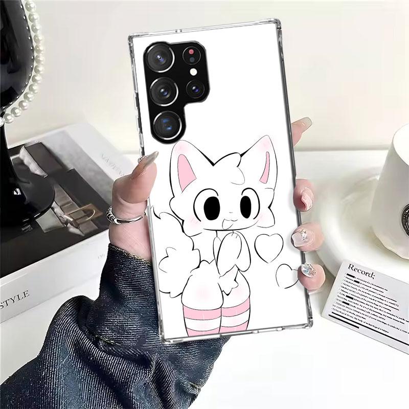 Boykisser Cat For Samsung Galaxy S25 S24 S23 S22 Ultra Phone Case S21 Plus S20 FE S10 + S25Edge Fundas Cover Coque