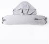 Particle U-Shaped Hooded Neck Pillow: Multi-functional, Light-Blocking, Breathable, for Airplane Nap & Lumbar Support